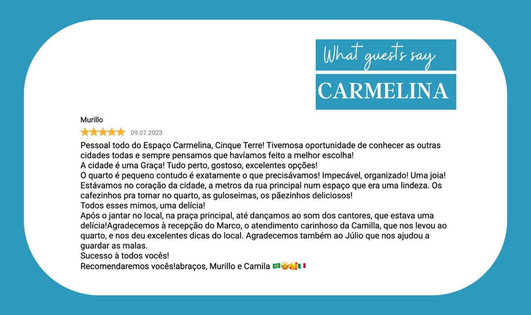 Carmelina Room Вернацца Экстерьер фото